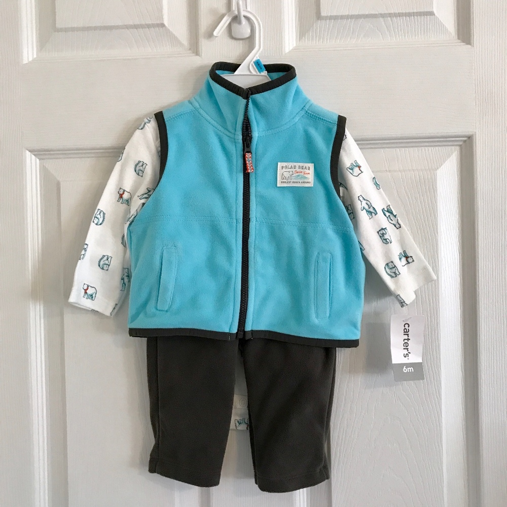 Carter's 3pc Vest Set